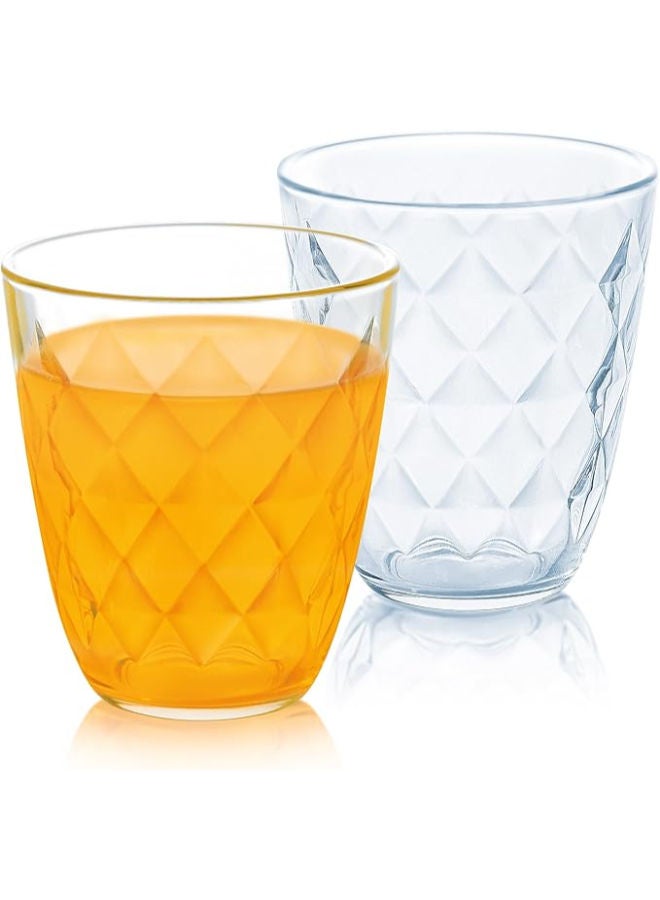 Luminarc Diamond Glass Cup Set – 6 Pieces -Clear - Image 2